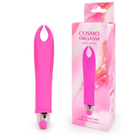 Розовый мини-вибратор для стимуляции эрогенных зон - 15,5 см. (Цвет: розовый)