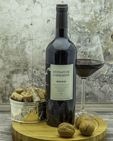 Вино L&#39;Ormarine Икстрейт де Л&#39;Ормарин Красное сухое  2015 г.у. 12,5% 0,75 л, Франция