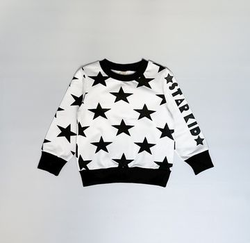 Свитшот "Звезды" белый