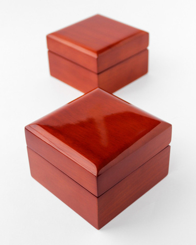 Футляр деревянный под часы, 110х110х75мм