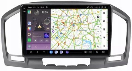 Магнитола для Opel Insignia 2009-2013 (взамен CD300 и CD400) - Carmedia OL-9267 QLed+2K, Android 13, TS20, CarPlay, 4G SIM-слот