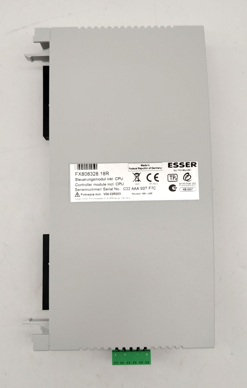 Выдвижной ящик для стойки 19" 4U 412мм 20кг чёрный с замком Honeywell Esser FX808430.18R
