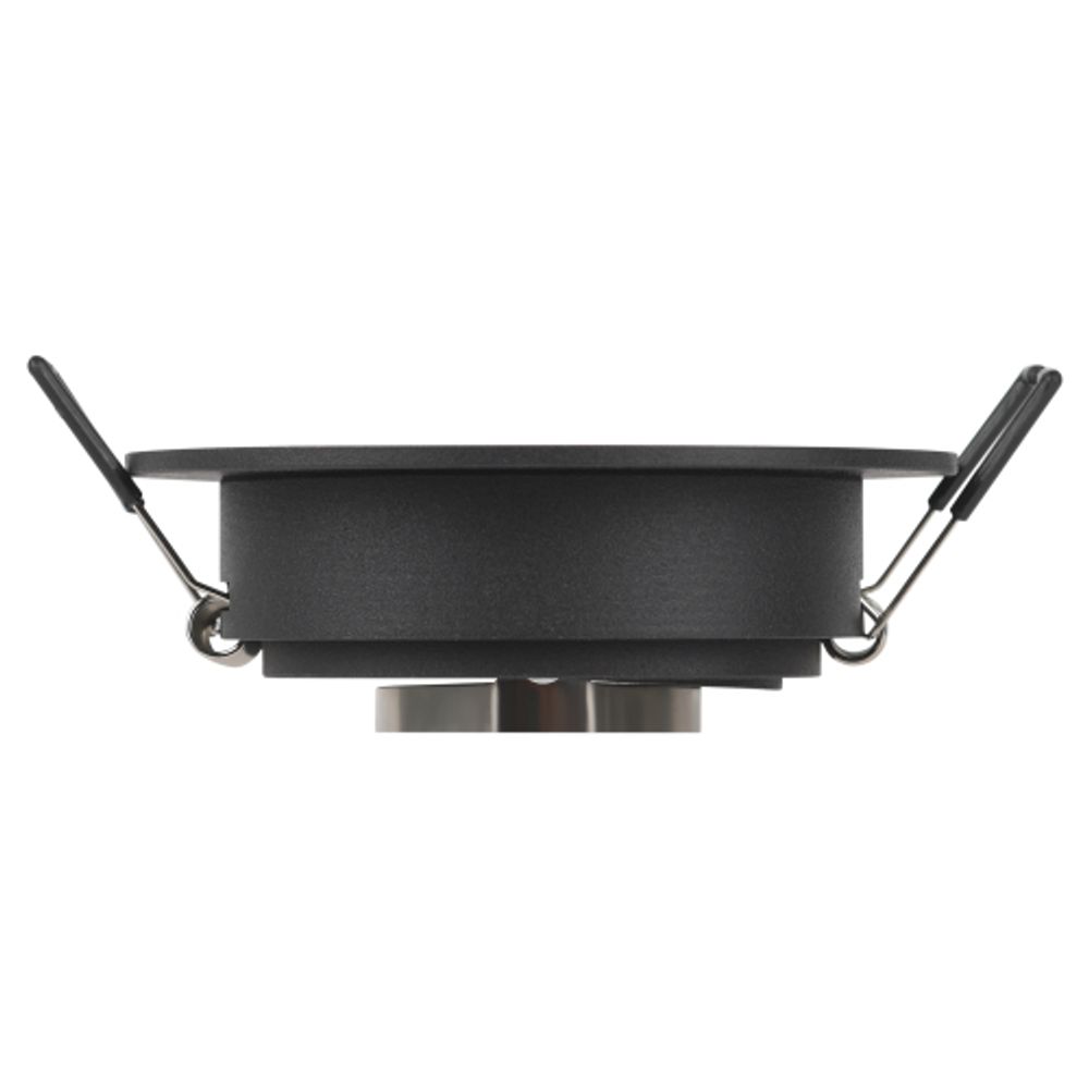 Встраиваемый светильник алюминиевый ЭРА KL84 BK MR16/GU5.3 черный