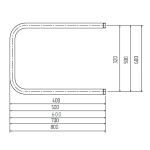 Полотенцесушитель ТРУГОР П1 50х50 1"