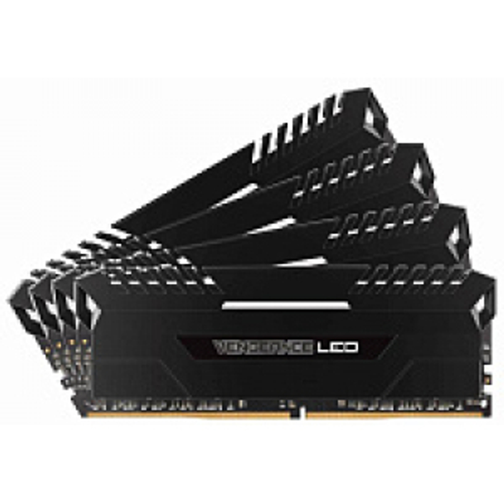 Модуль памяти DIMM DDR4 32Gb, 3200Mhz, 4x8GB, Corsair Vengeance LED (CMU32GX4M4C3200C16)