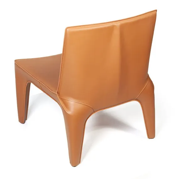 Лаунж-кресло Bocca, коричневая экокожа