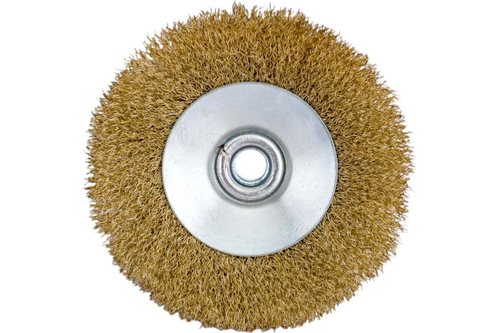 Щетка для УШМ 125 мм, M14, латунированная проволока ВОЛАТ 81050-125
