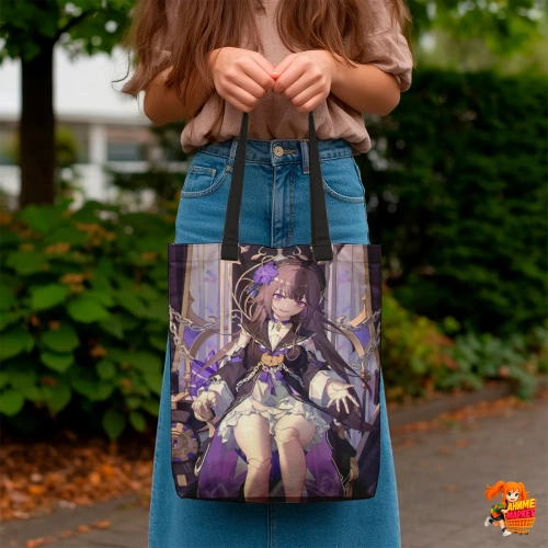 Сумка шоппер с принтом Honkai Star Rail