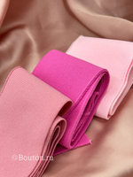 Подвяз трикотажный светло-розовый  0,9 м, ширина 7 см