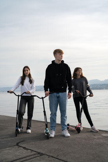 Самокат Micro Sprite Deluxe Мятный LED