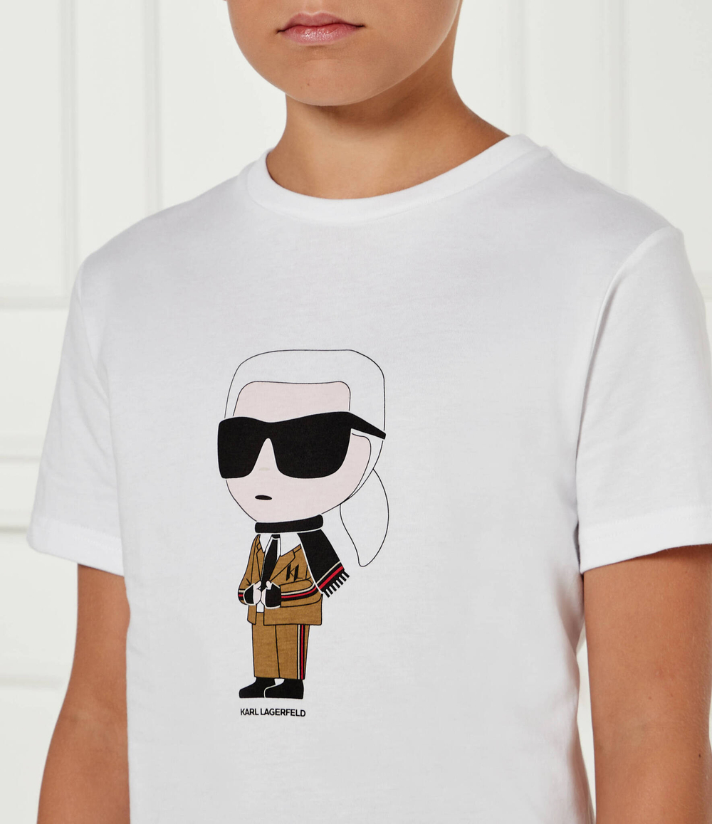 Футболка Karl Lagerfeld Kids - белый(Z30241)