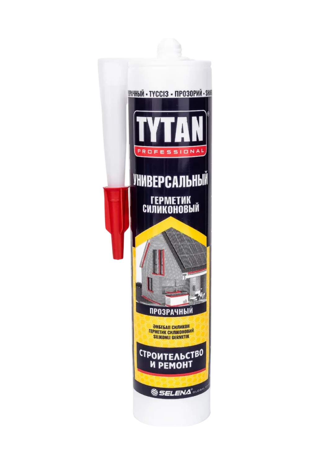 Герметик силиконовый "TYTAN PROFESSIONAL" универсальный прозрачный 280мл
