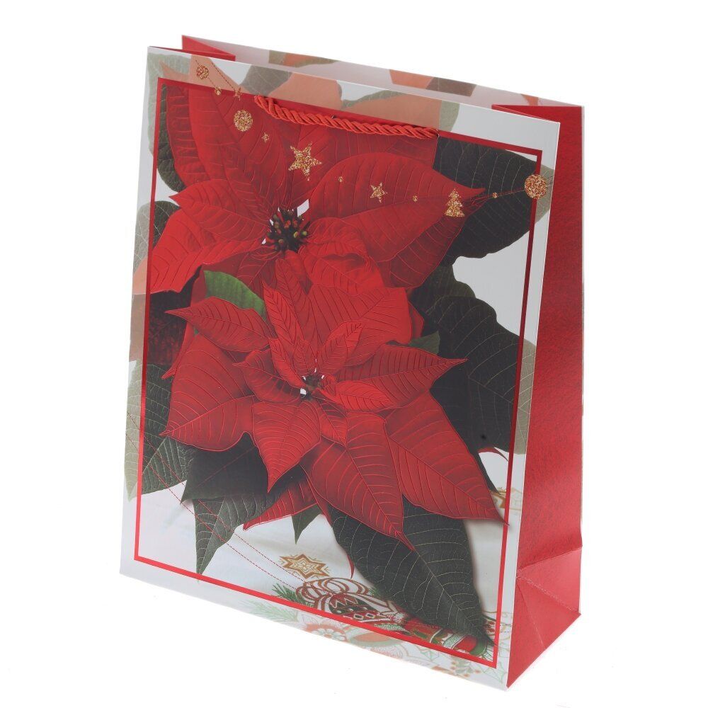 GAEM Пакет подарочный (бумага 210г/м2, блок 12шт), L26 W10 H32 см, 4в.