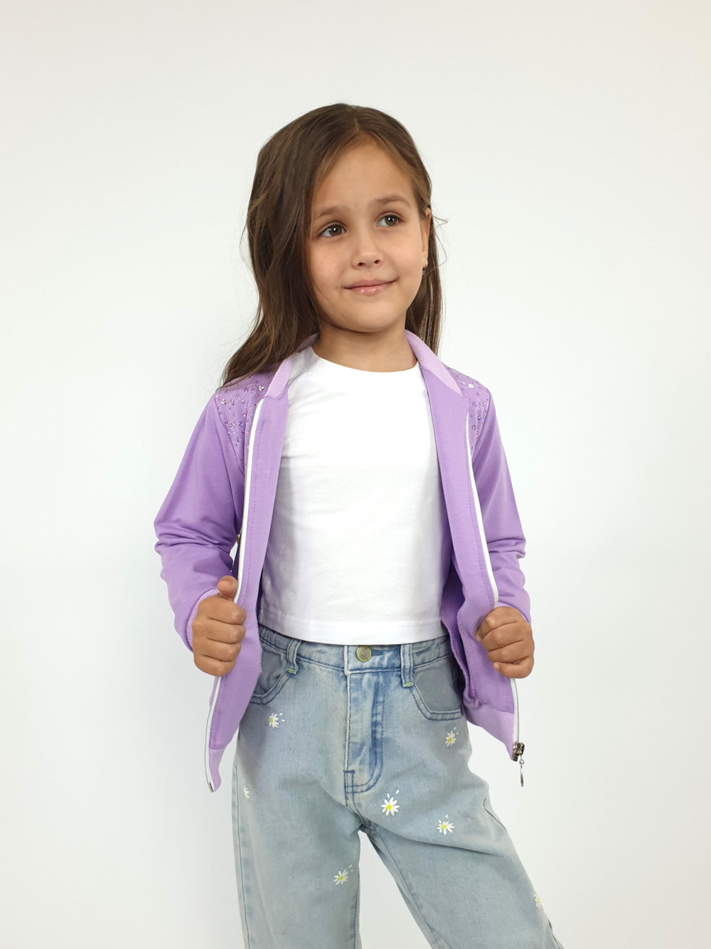 14-24-7 Жакет (бомбер) для девочки
