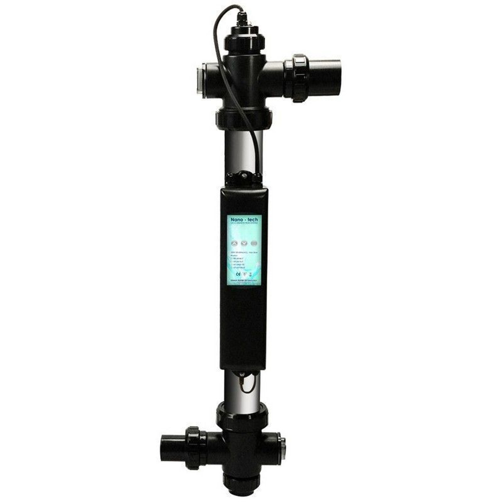 Ультрафиолетовая установка для бассейнов до 75 м³ - Nano Tech UV75 Standard - 75Вт, 230В, подкл. Ø50/63мм, AISI-316L - AquaViva
