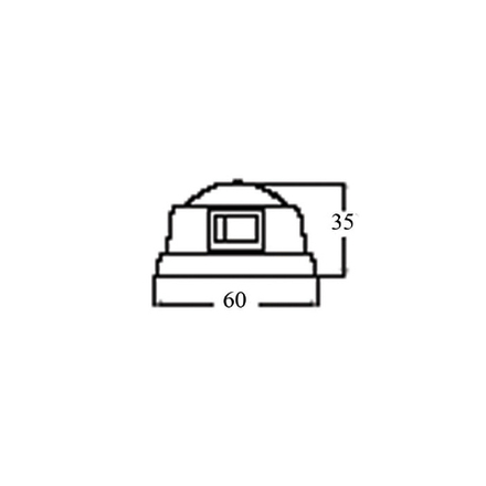 Светильник интерьерный флуоресцентный 355мм, 12В