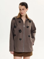 Парка FLOWER DEW, серый