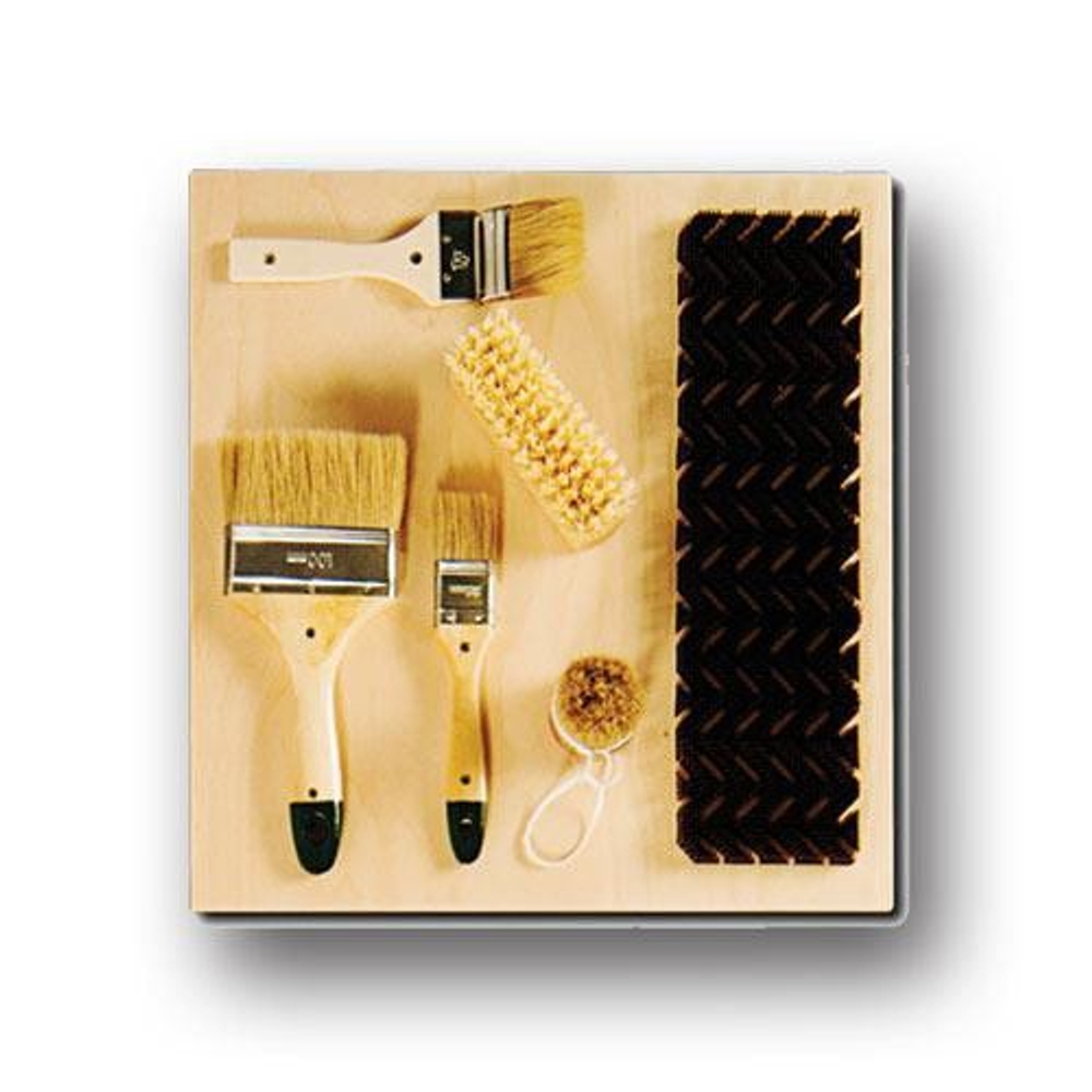 Тактильно-развивающая панель Кисточки