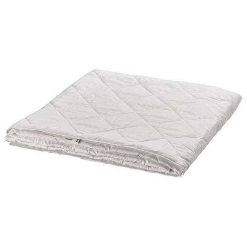 Евро одеяло IKEA MJUKDAN (МЮКДОН), Стеганое, Всесезонное, Белый, 220x240 см