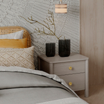 Ваза для цветов florenty, 18,5 см, серая