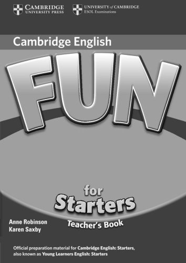 Fun for Starters 2nd Edition Teacher&#39;s Book