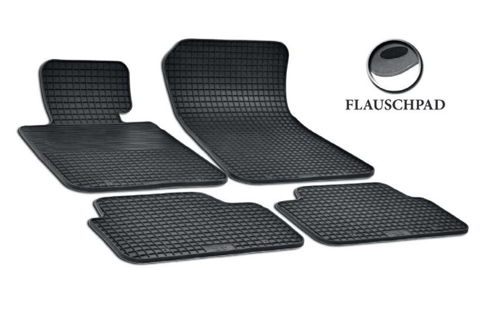 Коврики салона Gumarny Zubri для BMW 1 E87 2009-/ BMW X1 E84 2009- с ориг.фиксаторами BMW Velcro. Артикул ST 32-00360