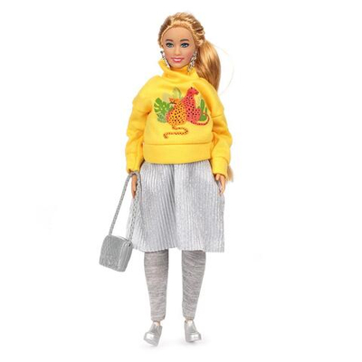 Кукла тип модель София 29 см, plus size беременная двойней, руки и ноги сгиб, аксесс., коробка 66001B2-