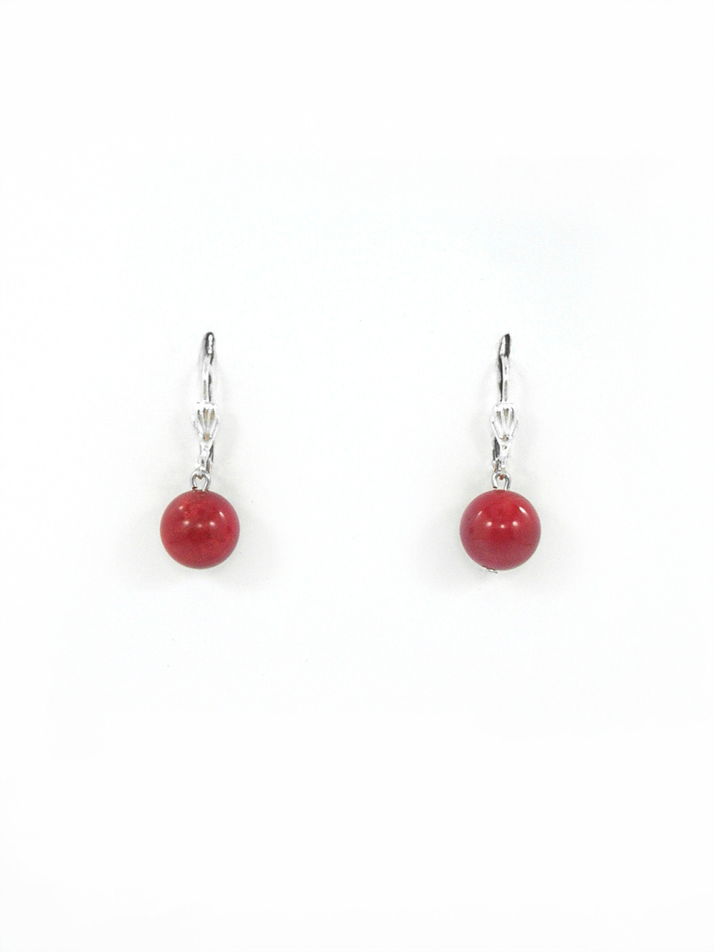 Серьги из коралла kose001-10