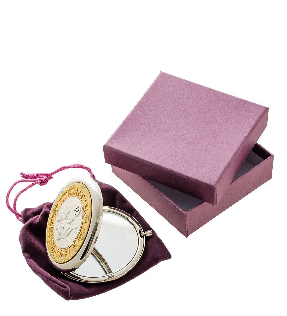 WIN- 02- 7 Зеркало серебр. «Знак Зодиака - Телец»