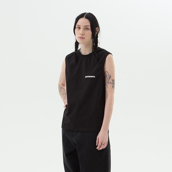 Футболка без рукавов Postaments Basic Small (black) артикул: - купить в магазине Дайс