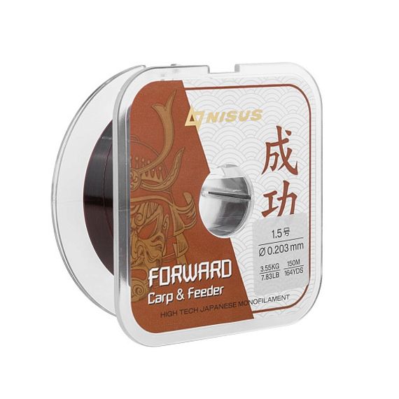 Леска FORWARD Carp&amp;Feeder brown 0,203mm/150m Nylon (N-FCF-0203-150) Nisus