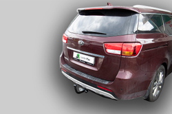 Фаркоп(прицепное) Лидер-Плюс для KIA CARNIVAL III (YP) 2014 - 2021 г.в.(паспорт и сертификат в комплекте)(без электрики)K133-A