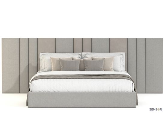 Кровать Ломбардия с широким изголовьем