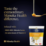 Manuka Health, Леденцы с медом Manuka, натуральный лимон, 58 леденцов