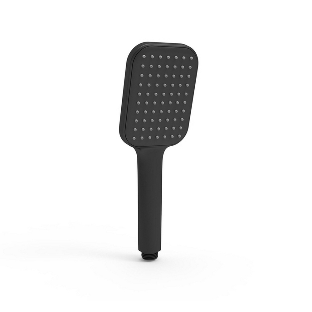 Лейка для душа Milardo ILS1FBSM18 "Ideal Spa" квадрат, 1 режим, ЧЕРНЫЙ матовый, коробка