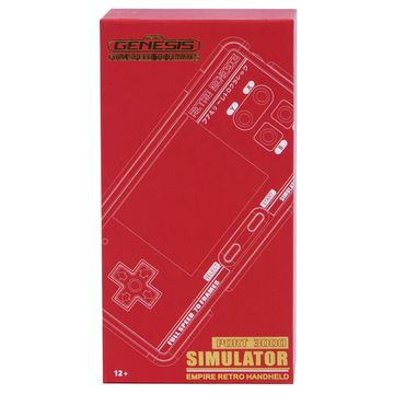 Портативная игровая приставка Retro Genesis Port 3000 (черно-красная, 10 эмуляторов, 4000+игр, 3.0 экран IPS, SD-карта, сохранения)