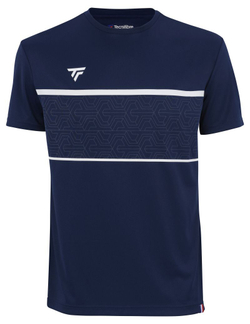 Мужская теннисная футболка Tecnifibre Team Tech Tee - небесный