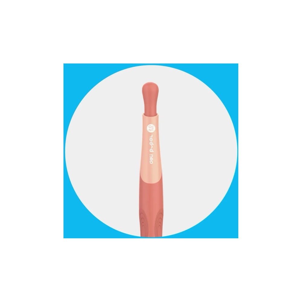 Карандаш мех. 2.0 мм Deli Pupal + точилка для грифеля SH321 ассорти