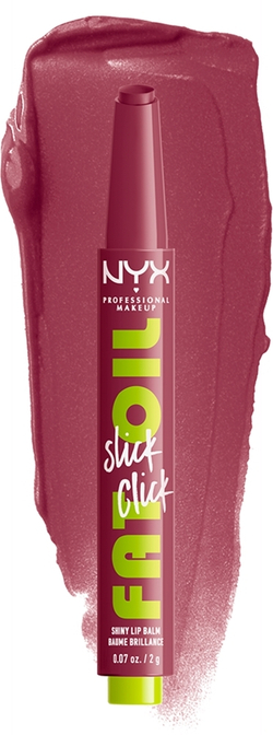 NYX Professional Makeup Fat Oil Slick Click - тонизирующий бальзам для губ, 2 g
