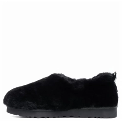UGG Hailey Fluff Slippers Black