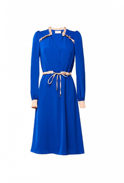 Платье с кулиской синее15-03-19FW