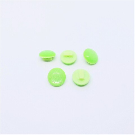 Пуговицы №689, на ножке, 11мм, цв.зеленый (CB M-20)
