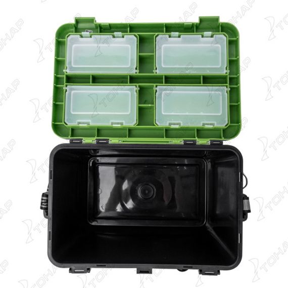 Ящик рыболовный зимний SHARK односекционный салатовый (HS-IB-19-SHG-1) Helios