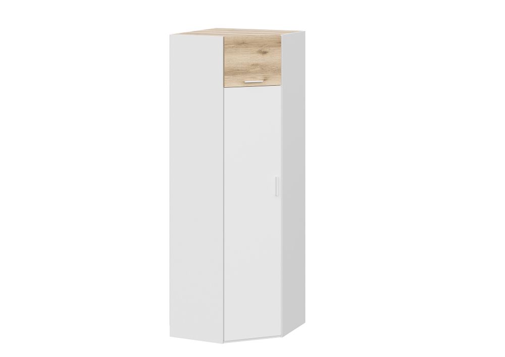 Геометрия-5 шкаф угловой Белый/делано светлый