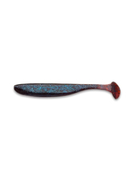 Приманка силиконовая Keitech Easy Shiner 4" PAL #01 Chartreuse Red Flake, 3 упаковки по 7 штук