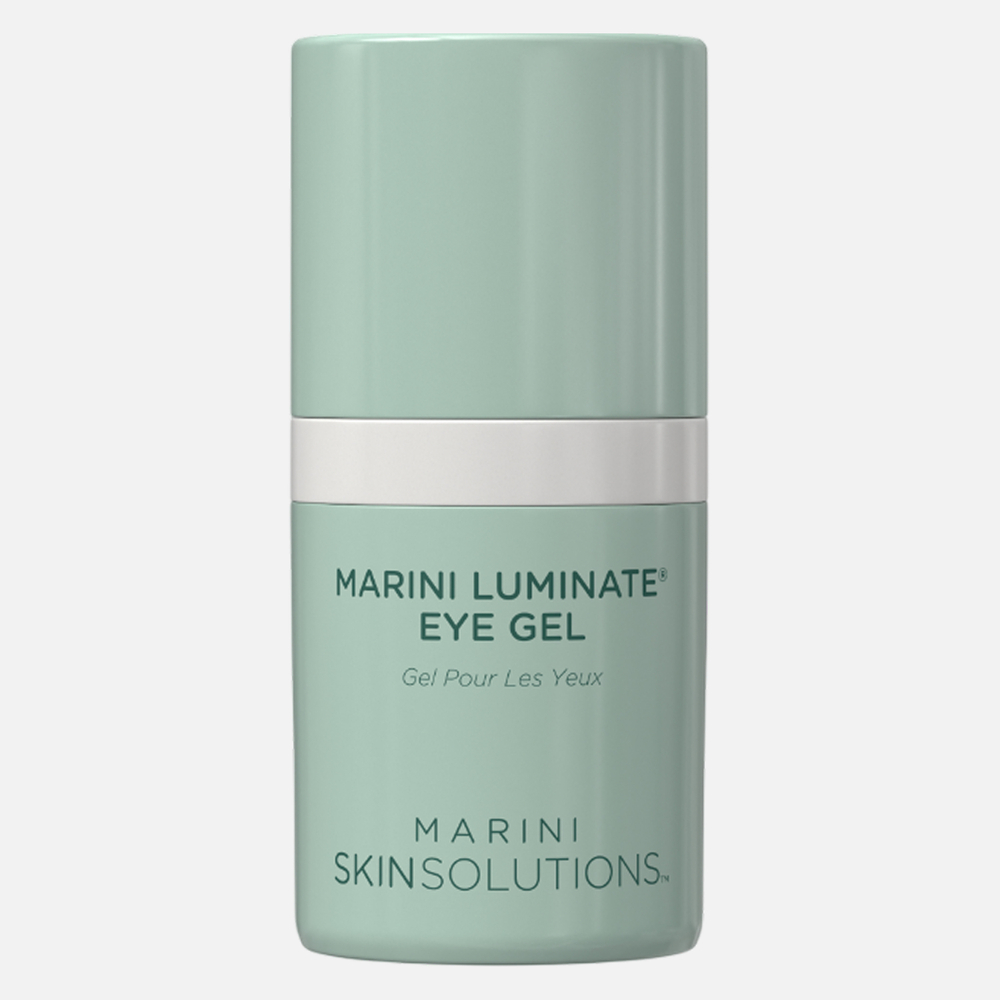 MARINI SKINSOLUTIONS Luminate Eye Gel Концентрированная сыворотка для кожи вокруг глаз с эффектом сияния против темных кругов и морщин, 15 мл