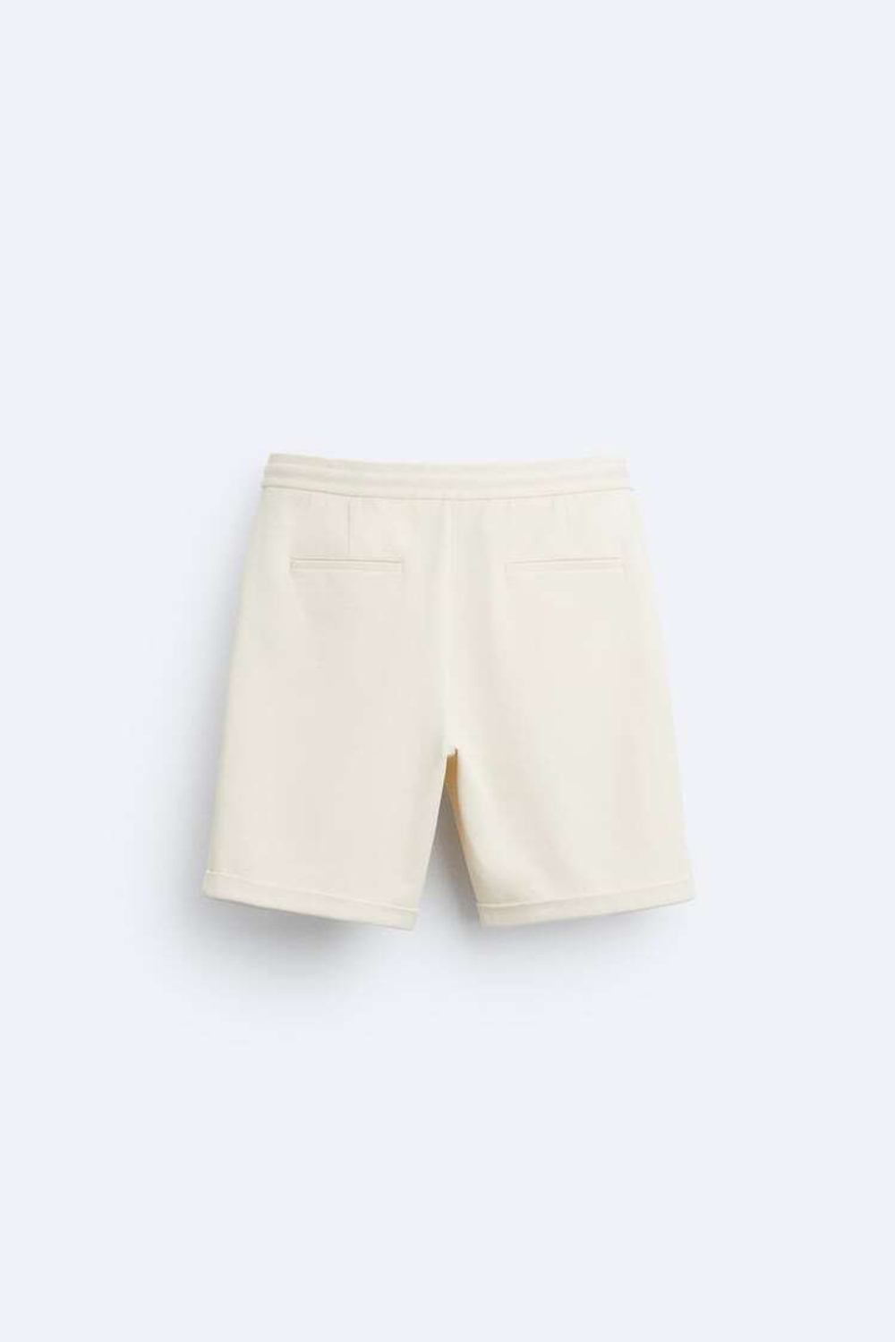 ZARA ШОРТЫ КОМФОРТНОЙ ПОСАДКИ, ЭКРЮ