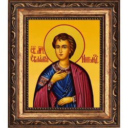 Евлампий Никомидийский мученик. Икона на холсте.