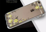Чехол силиконовый с цветами для Iphone 6/6S