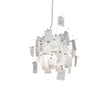 Pendant design lamp  Zettel'z by Ingo Maurer by Ingo Maurer (White)